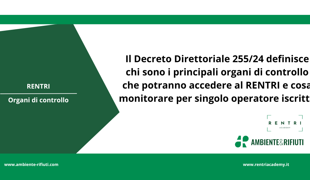 RENTRI – Stretta sui controlli?