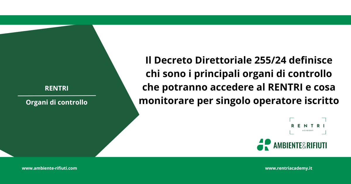RENTRI – Stretta sui controlli?