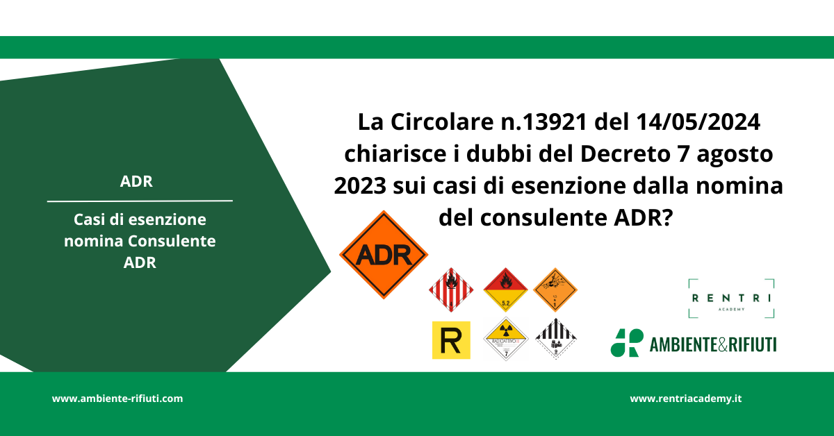 ADR – I chiarimenti del Ministero chiariscono i casi d’uso?