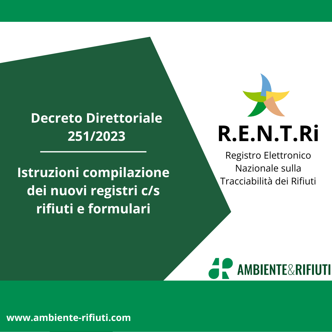 RENTRI – Modalità di compilazione del registro c/s e formulari