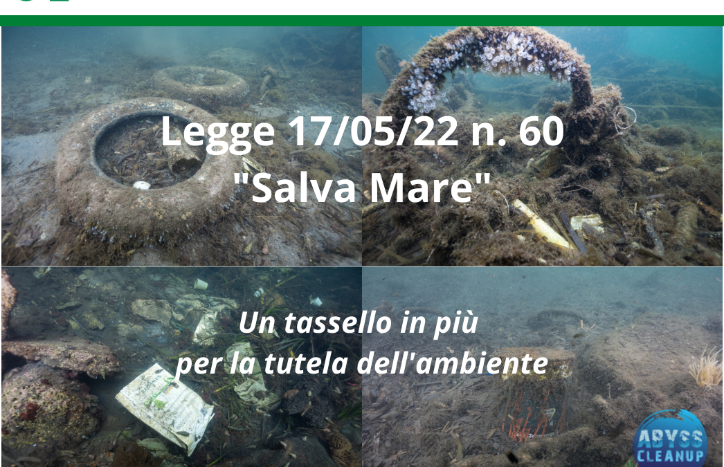 Legge Salva Mare – un tassello in più per l’Ambiente