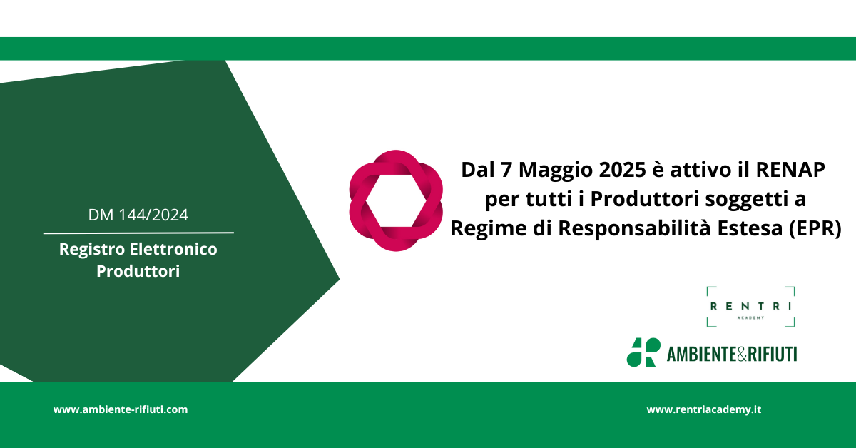 RENAP – Imprese obbligate all’iscrizione dal 7 Maggio 2025