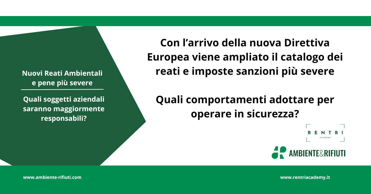 Nuovi reati ambientali – in arrivo la Direttiva