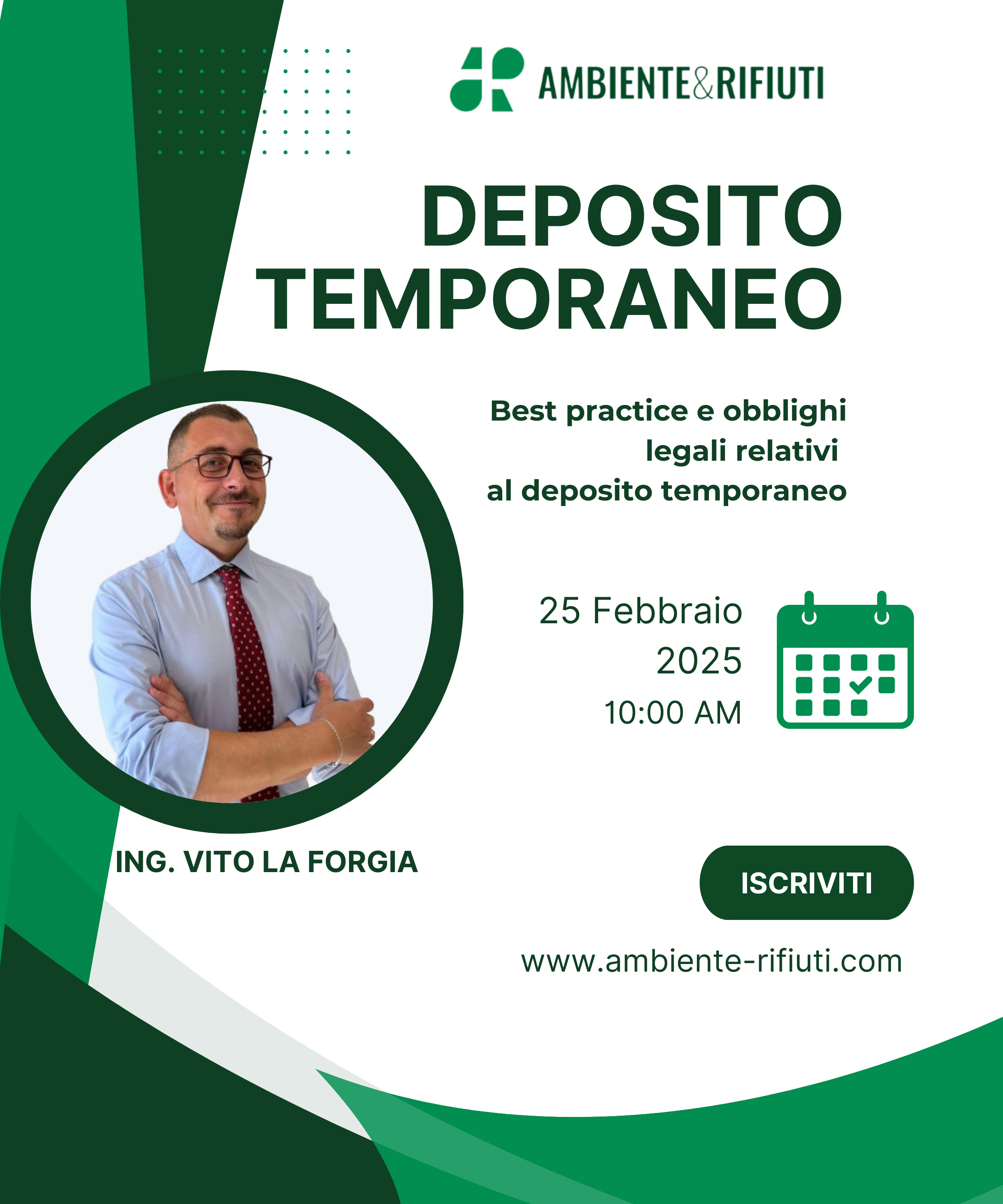 Deposito Temporaneo – Webinar Gratuito