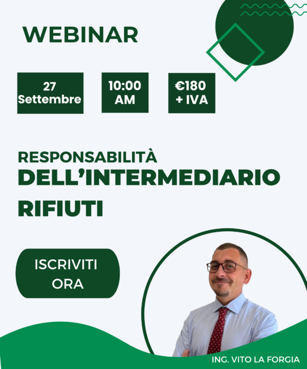 Responsabilità dell'intermediario rifiuti