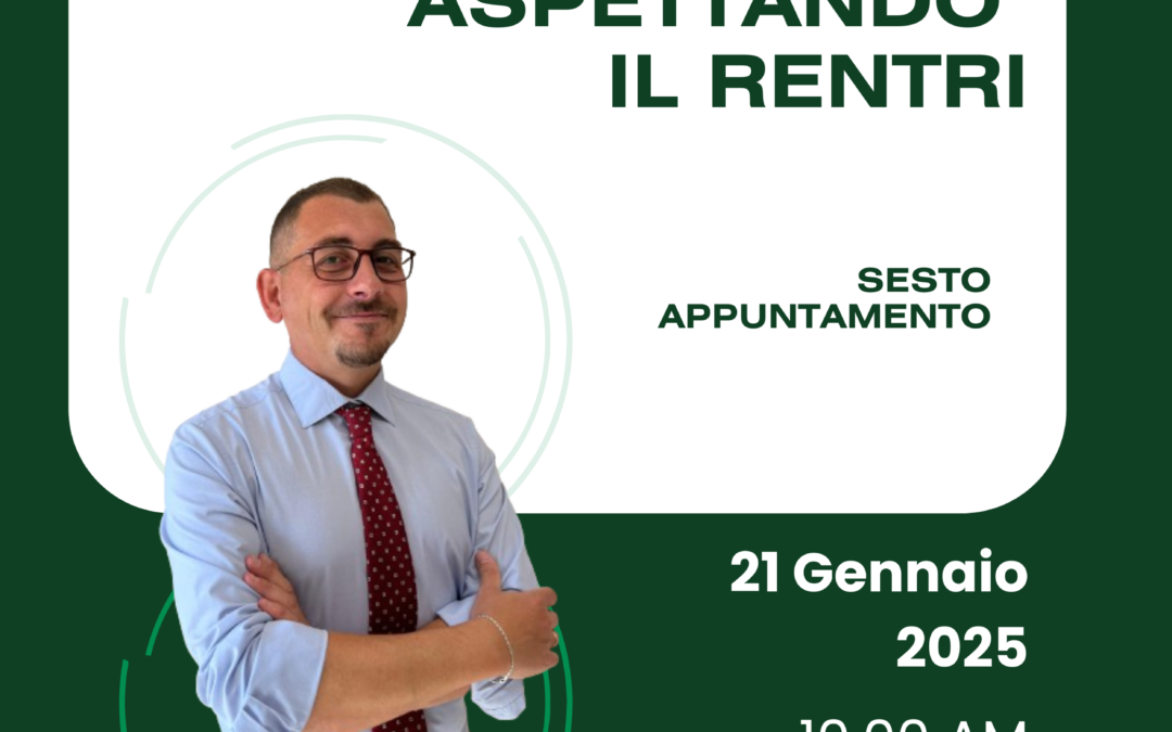 Go Live RENTRI – Webinar Gratuito – Sesto appuntamento